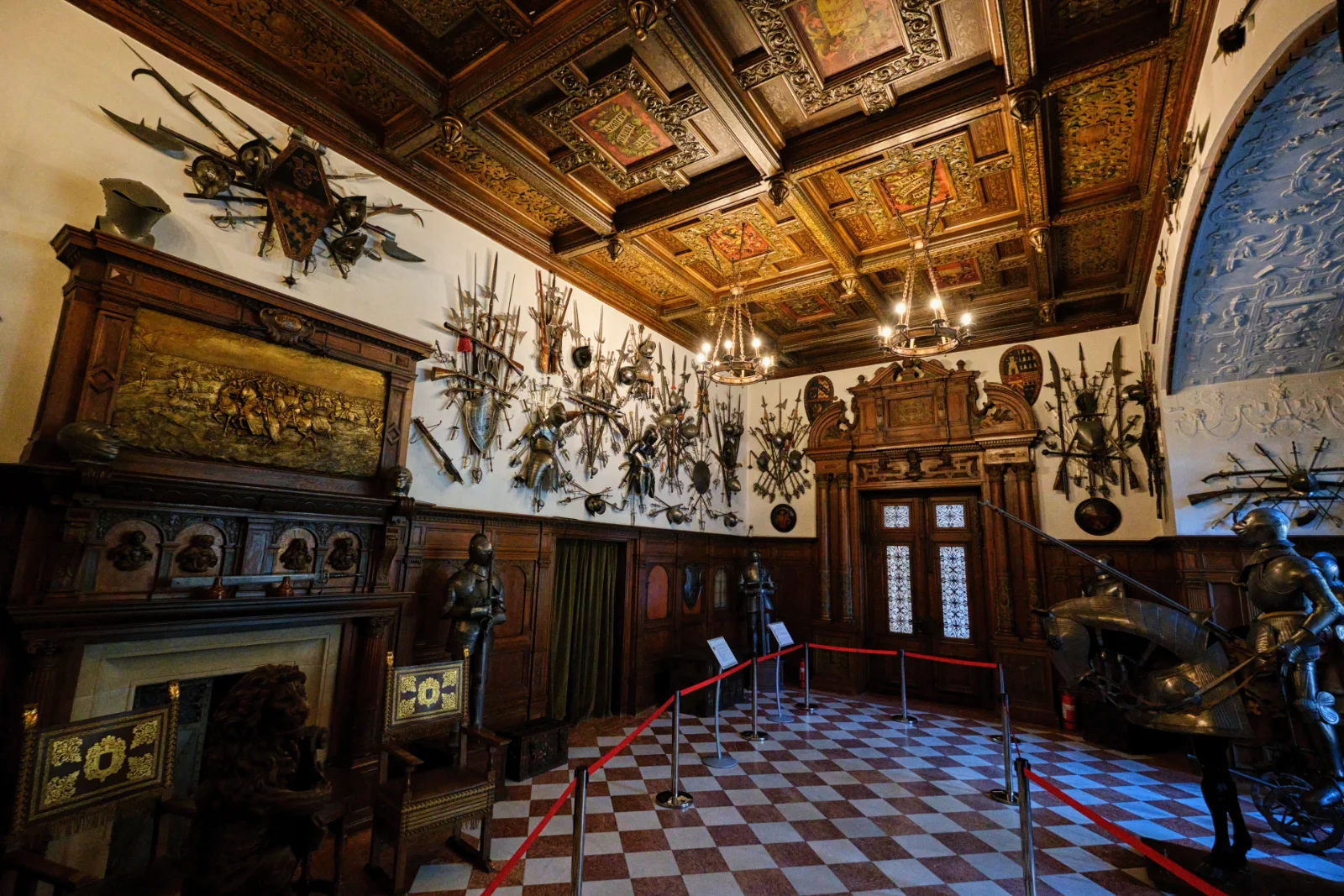 Peleș Castle in Sinaia - Grand Armory - 100 Travel Destinations of Romania