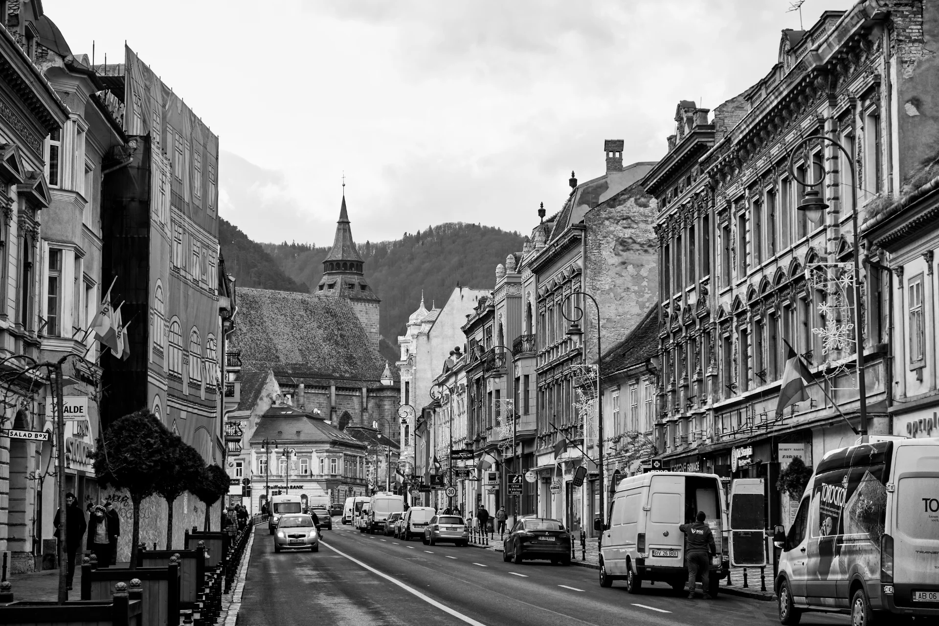 Brașov Old Town - Brașov Transylvania - Old Urban Architecture