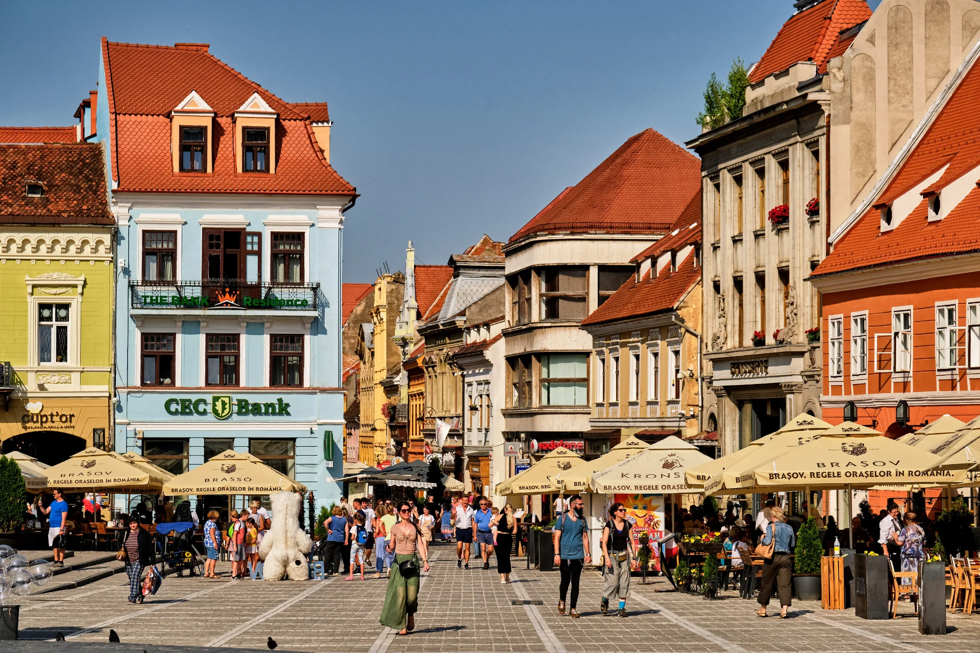 Brașov Old Town - Brașov Transylvania - Council Square
