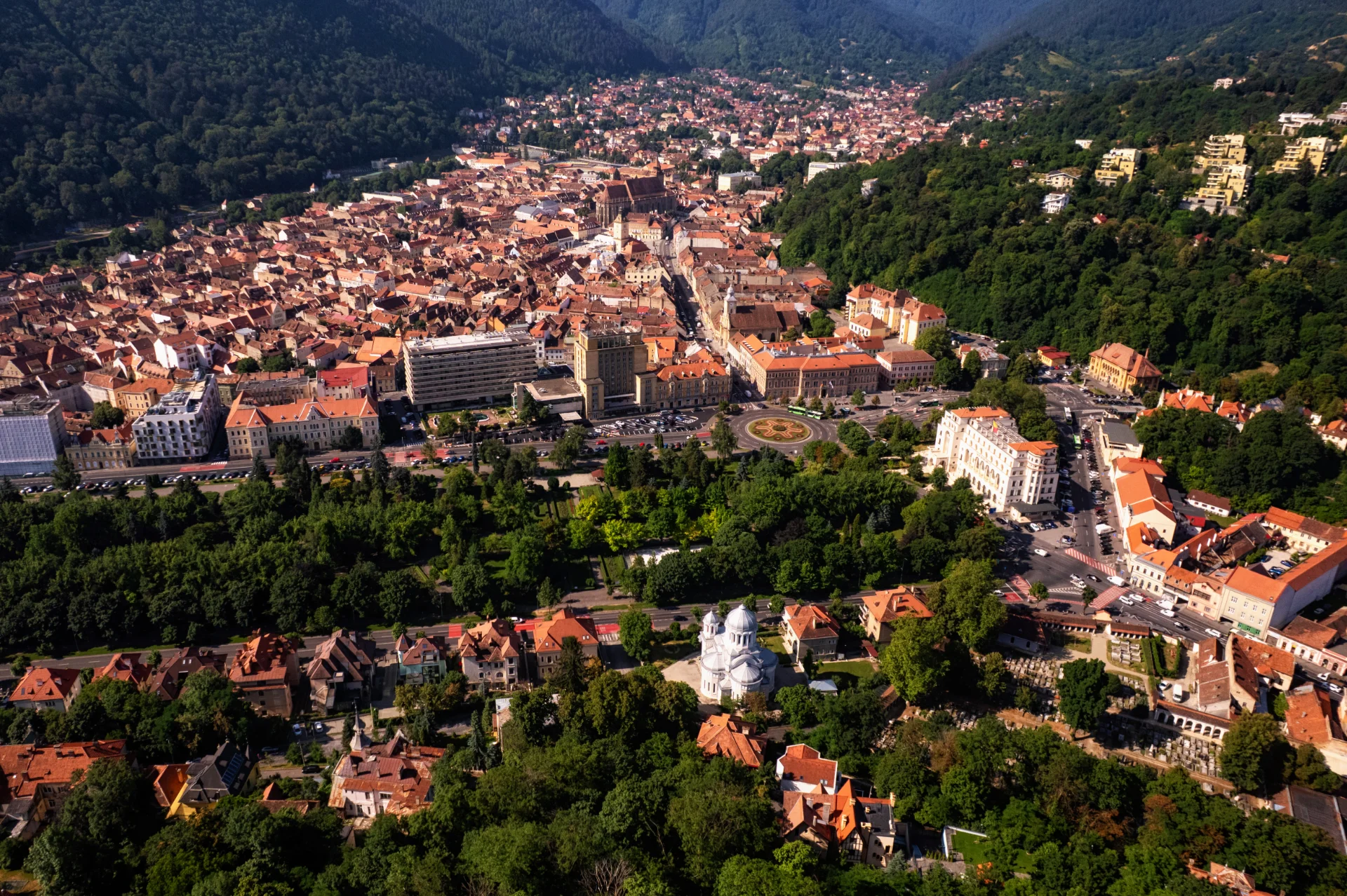 Brașov Old Town - Brașov Transylvania - Old Town Panorama