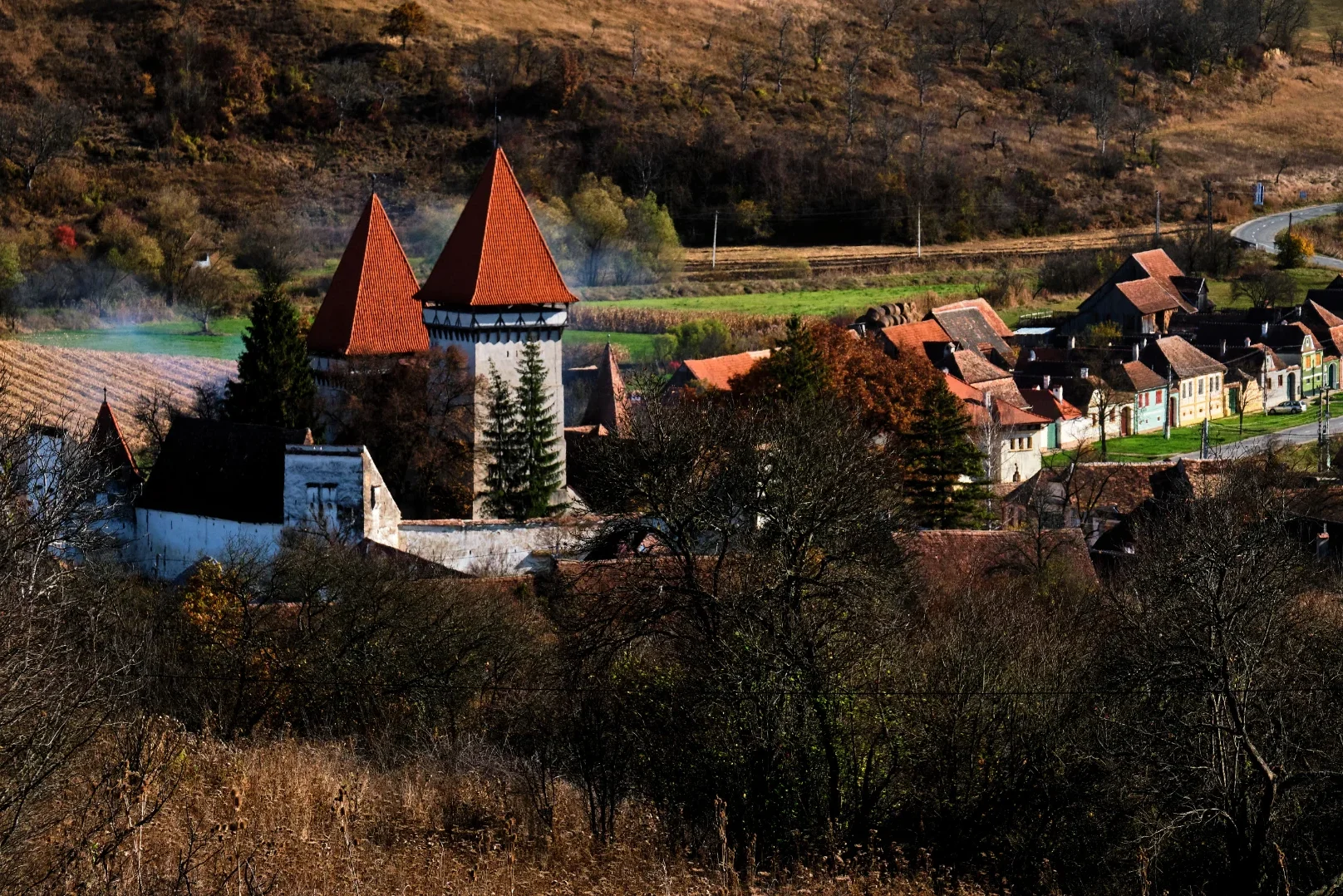 Fortified Church of Dealu Frumos - Transylvanian Highlands of Romania