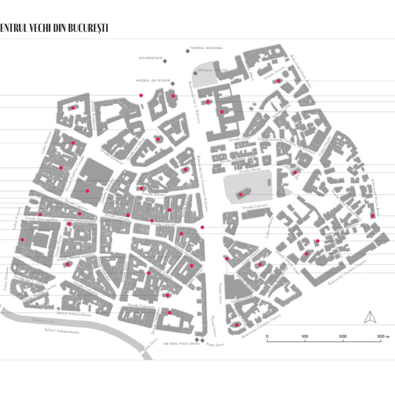 Hartă Turistică Centrul Vechi București 2