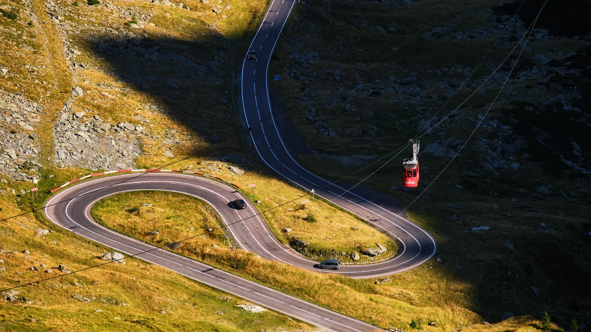 Drumul Transfăgărășan - 100 Destinații din România 02 - Telecabina Bâlea vara