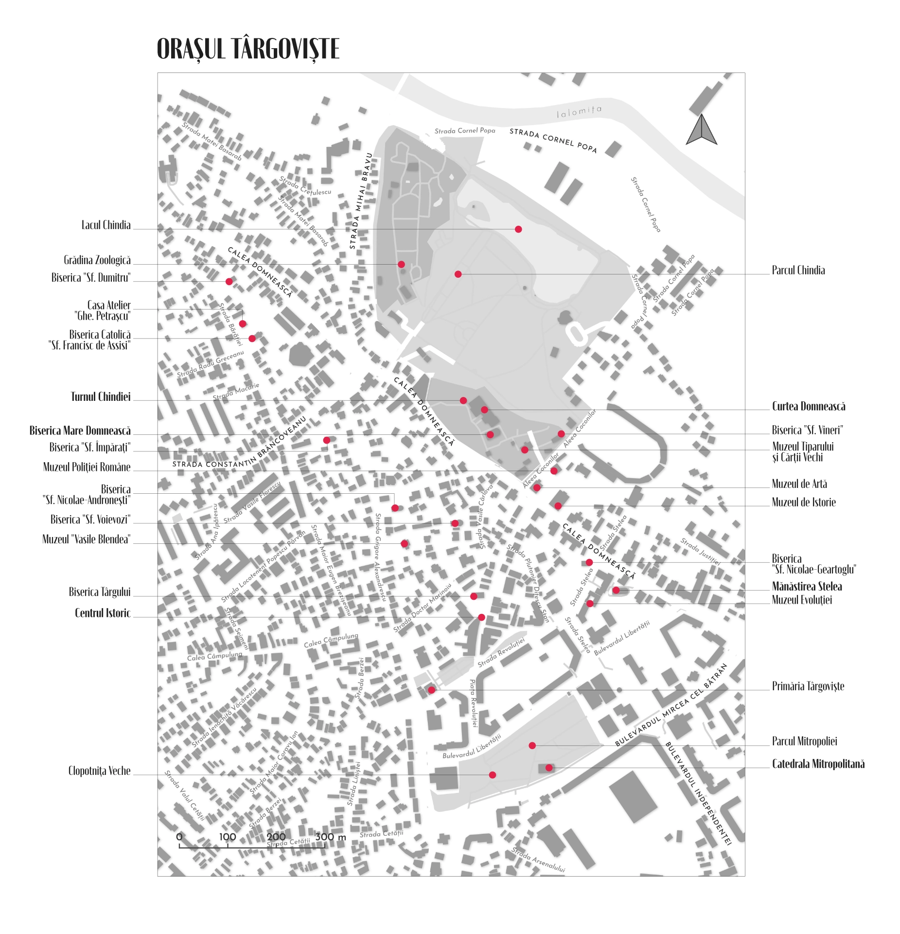 Hartă Turistică Târgoviște