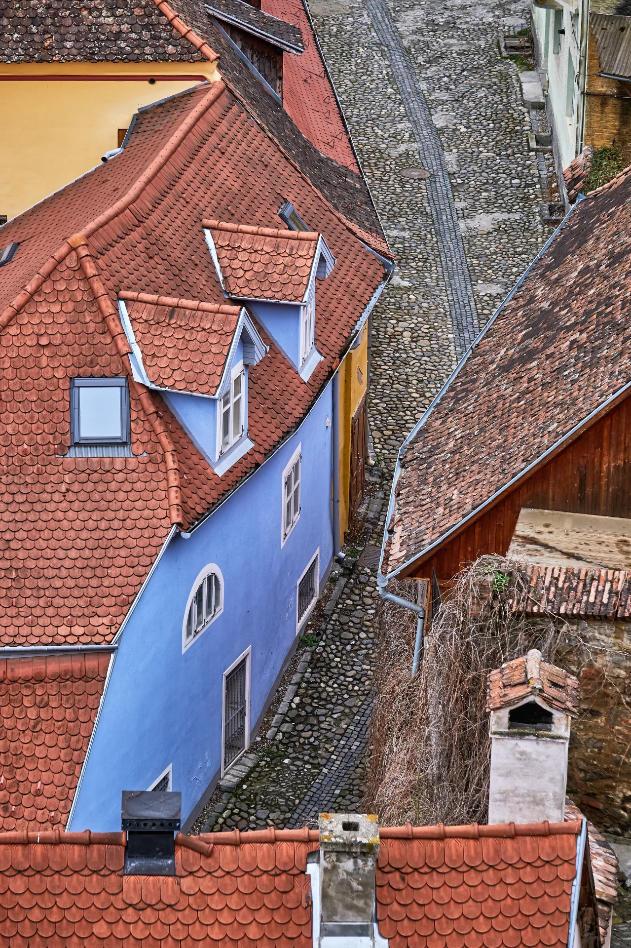 Sighișoara Cetatea Medievală 12 - Vedere din Turnul cu Ceas