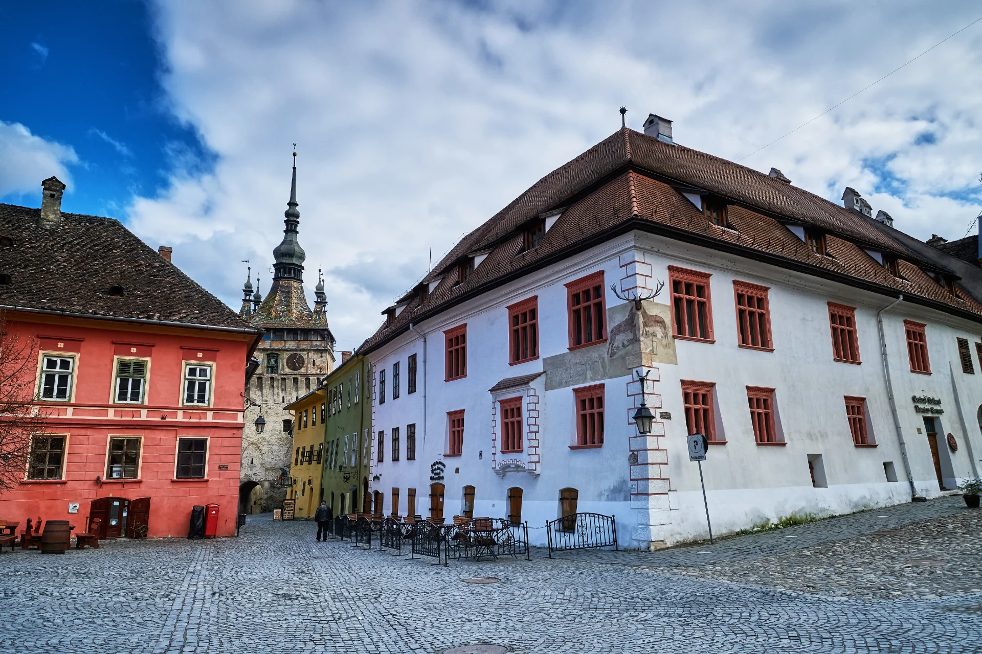 Sighișoara Cetatea Medievală 20 - Piața Cetății