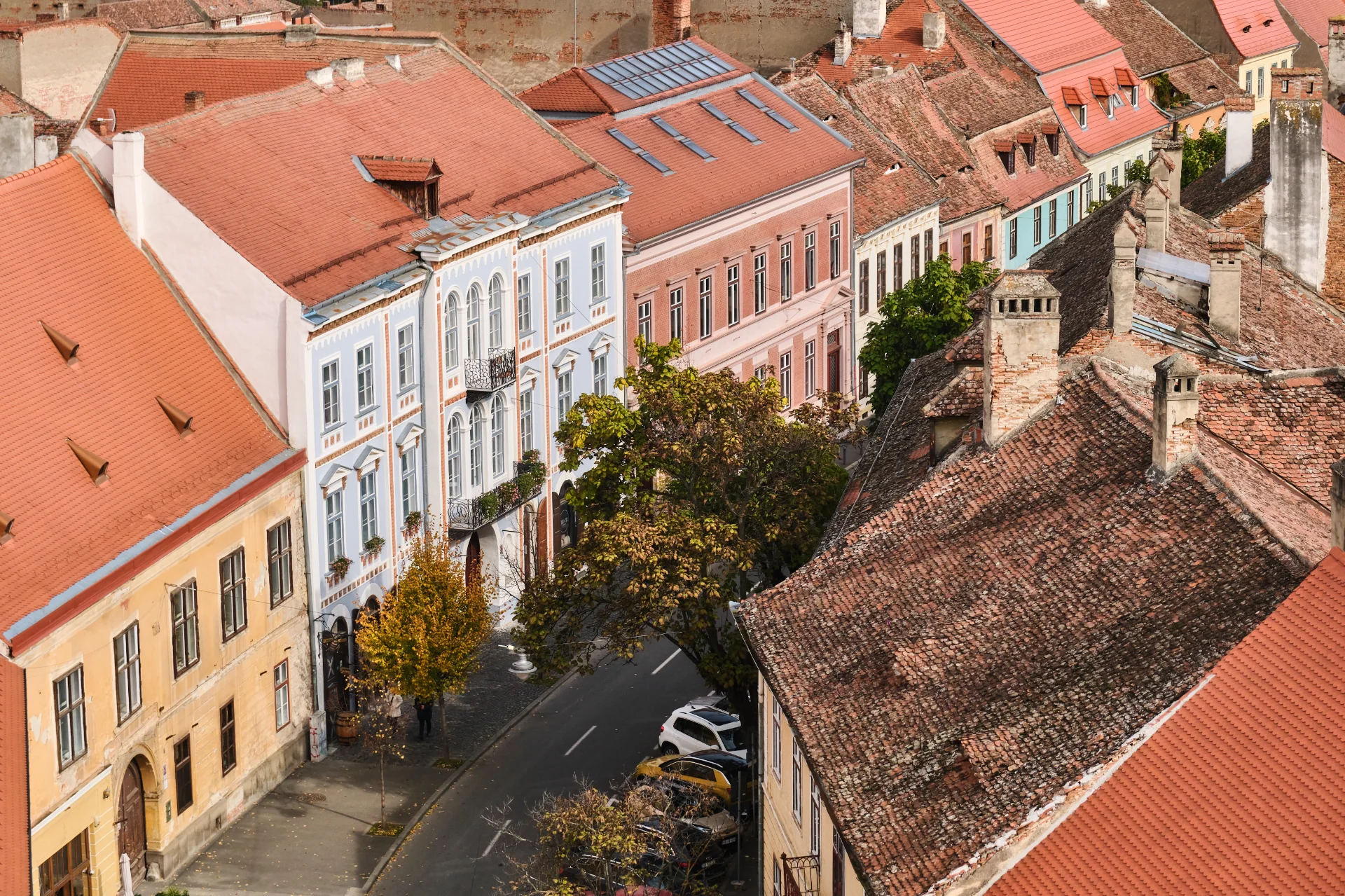 Orașul Sibiu - Destinații România 55 - Strada Avram Iancu