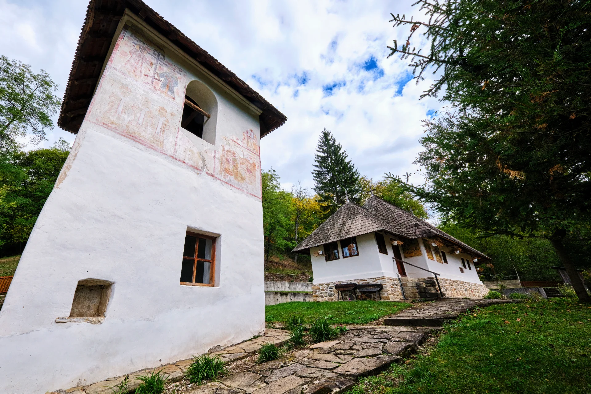 Horezu si Împrejurimile - Destinații România 62 - Biserica Sfântul Nicolae Grușețu