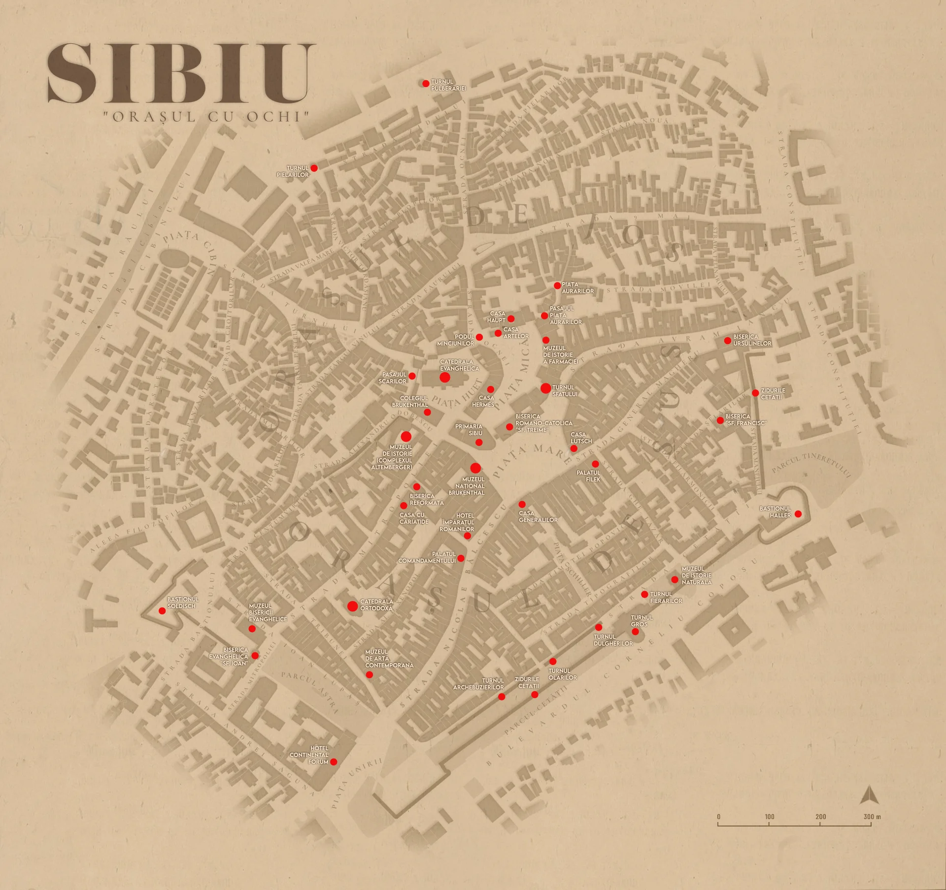 Creație și Design Hărți Turism - Tourist Map Design 02