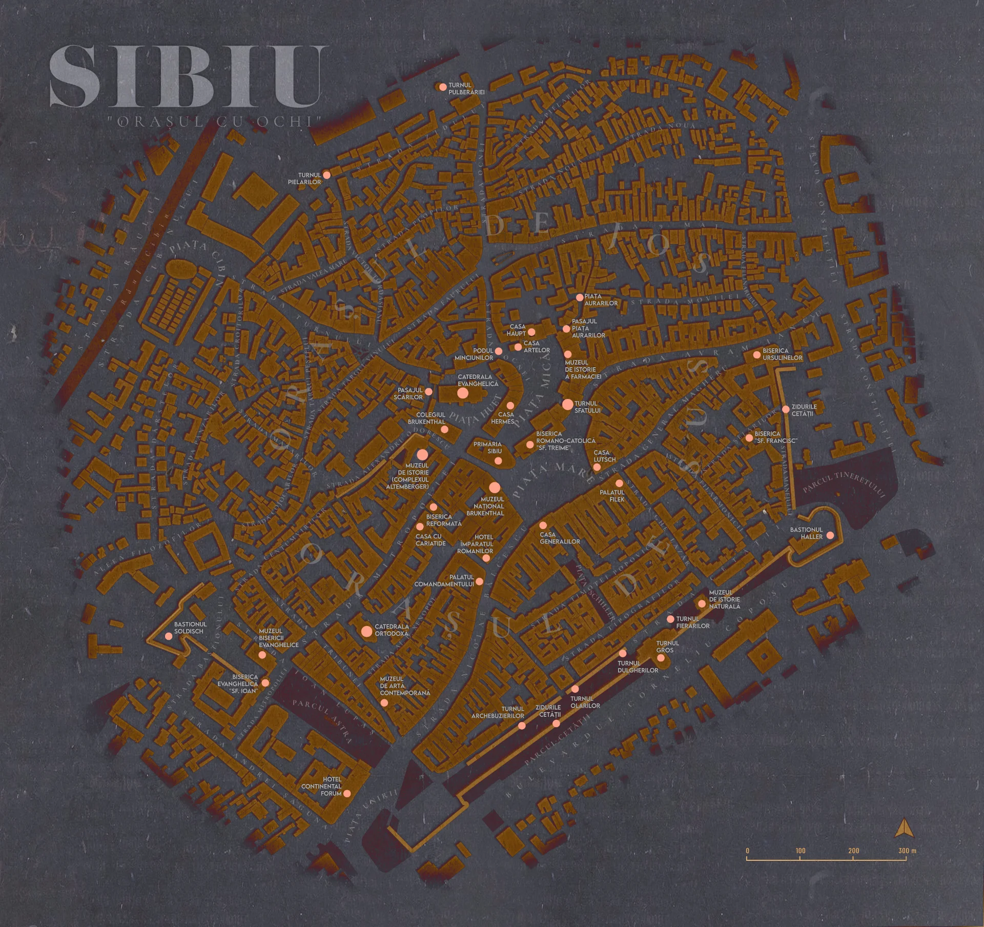 Creație și Design Hărți Turism - Tourist Map Design 01
